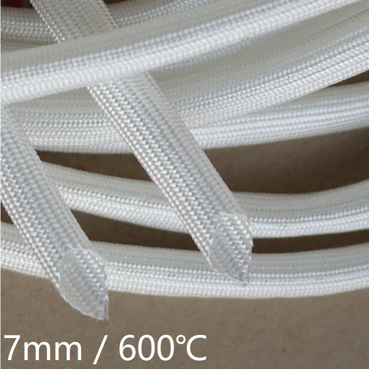 White /& Yellow High Temperature Resistant Fiberglass Welding Finger Sleeve