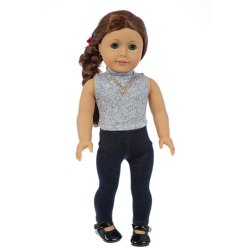 3pcs In 1, Plaid suit Fit For American Girl Doll 18 Inch Doll Clothes , Shoes are not included.