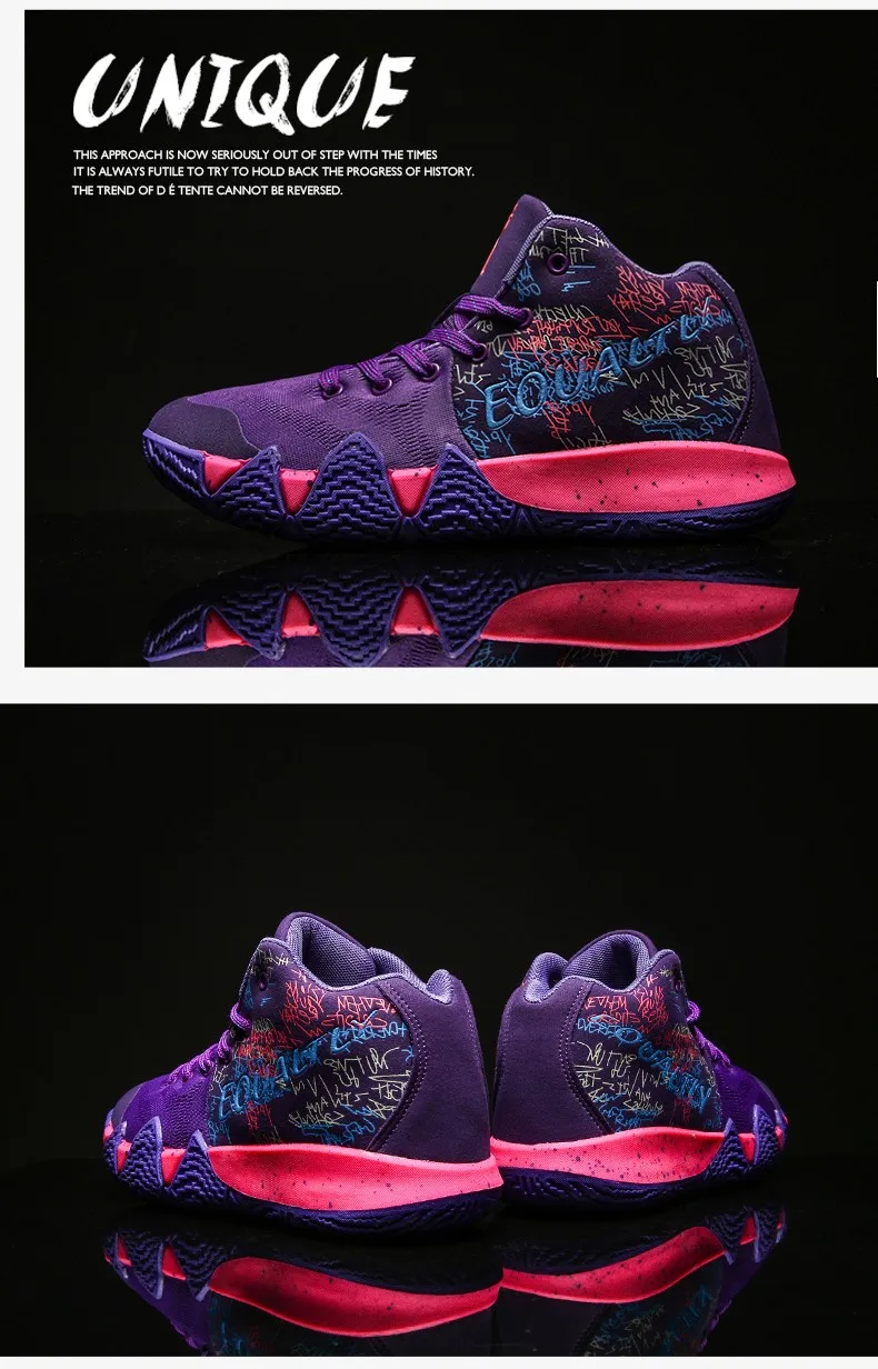 Uptempo мужские баскетбольные кроссовки 9 Boots Kyrie 4 спортивные кроссовки для мальчиков мужская обувь ретро женские баскетбольные кроссовки