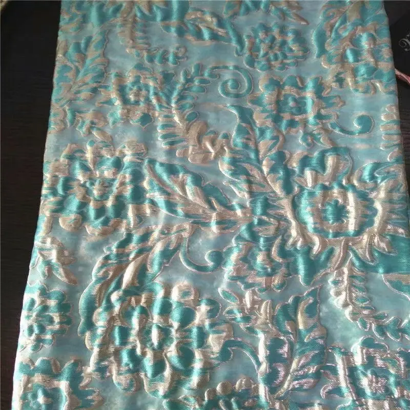 High Quality jacquard brocade fabrics Nigerian Tulle Lace Fabric Red French Mesh Lace Fabrics For Wedding Party DHL07
