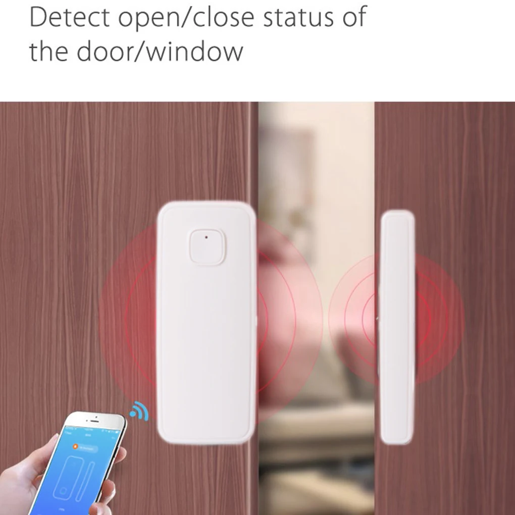 Wifi датчик для двери открытый вход оповещения домашней безопасности детектор дистанционного управления Alexa Google Home