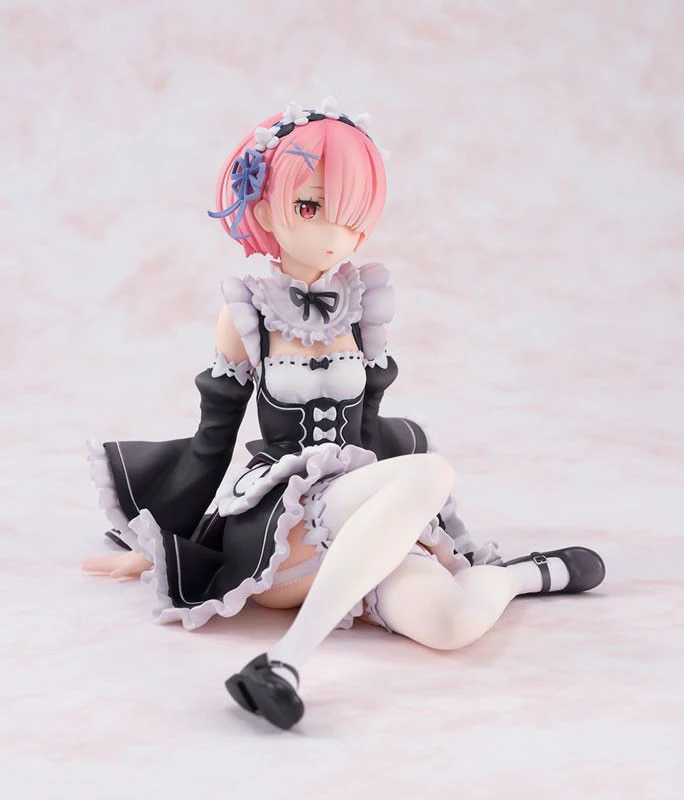 Re: Life другой мир от Zero Rem Ram re zero фигурка японского аниме взрослые Фигурки игрушки Аниме Фигурки игрушки - Цвет: Ram no retail box