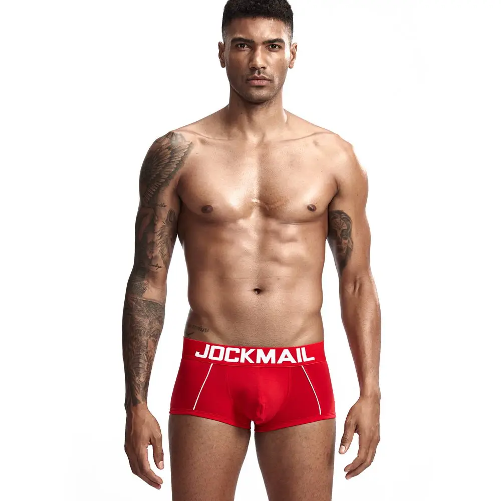 JOCKMAIL boxerbriefs New Fashion Men Underwear Sexy boxershorts men U Convex Pouch boxer homme Gift For Men Gay cueca bragas