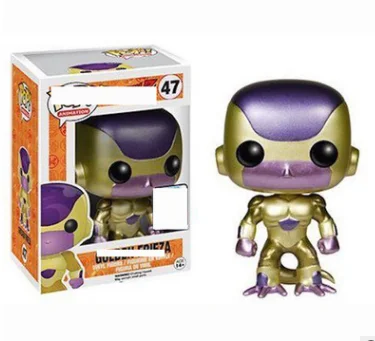 Funko pop Dragon Ball Z Dead Yamcha PORUNGA Супер Саян Гоку Golden Frieza большое Вегета Виниловая фигурка Коллекционная модель игрушка - Цвет: 47
