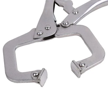 

Sheet Metal Vise Welding Workshop Pliers Silver Steel Tool Parts 9 Inch