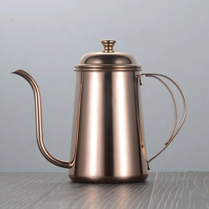 

650ml Thicker Coffee Pot Stainless Steel Leak-proof Coffee Maker Creative Milk Pot Tea Pot With Handle