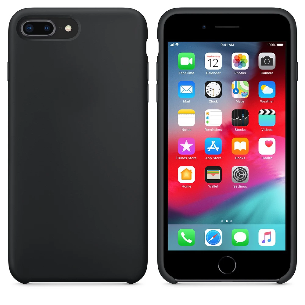 Оригинальные официальные силиконовые чехлы для Apple iphone X Xs MAX XR, чехол для iphone 11 Pro, чехол для Apple iphone 7/7 Plus 8 8 Plus