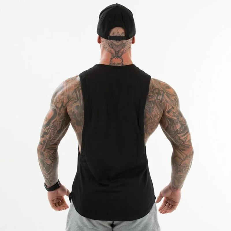 shirts Gym Dropped Armholes Tank Tops 