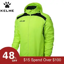 KELME, Спортивная Мужская Детская футбольная майка, куртка для бега, тренировочная куртка для упражнений, ветрозащитная одежда, пальто K15S605