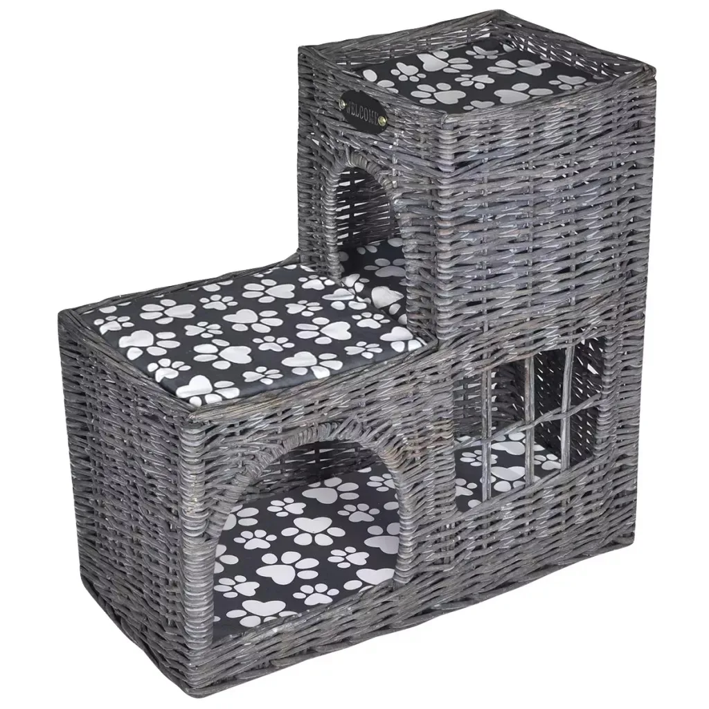 

Cat Tree With Scratching Post And Willow Castle Cushion 170226