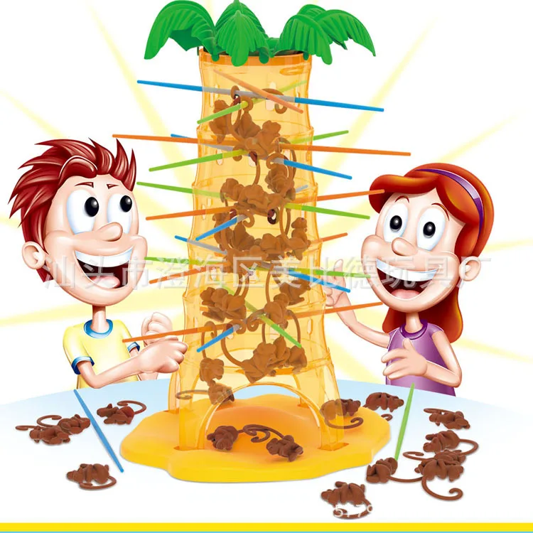

Educational Toy Play House Game CHILDREN'S Toy Practice Response Capacity Monkey Game Tilting Monkey