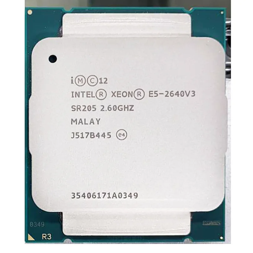 Intel Xeon E5 2640 V3  E5 2640V3 Processor SR205 2.6Ghz 8 Core 90W Socket LGA 2011-3 Suitable for X99 motherboard