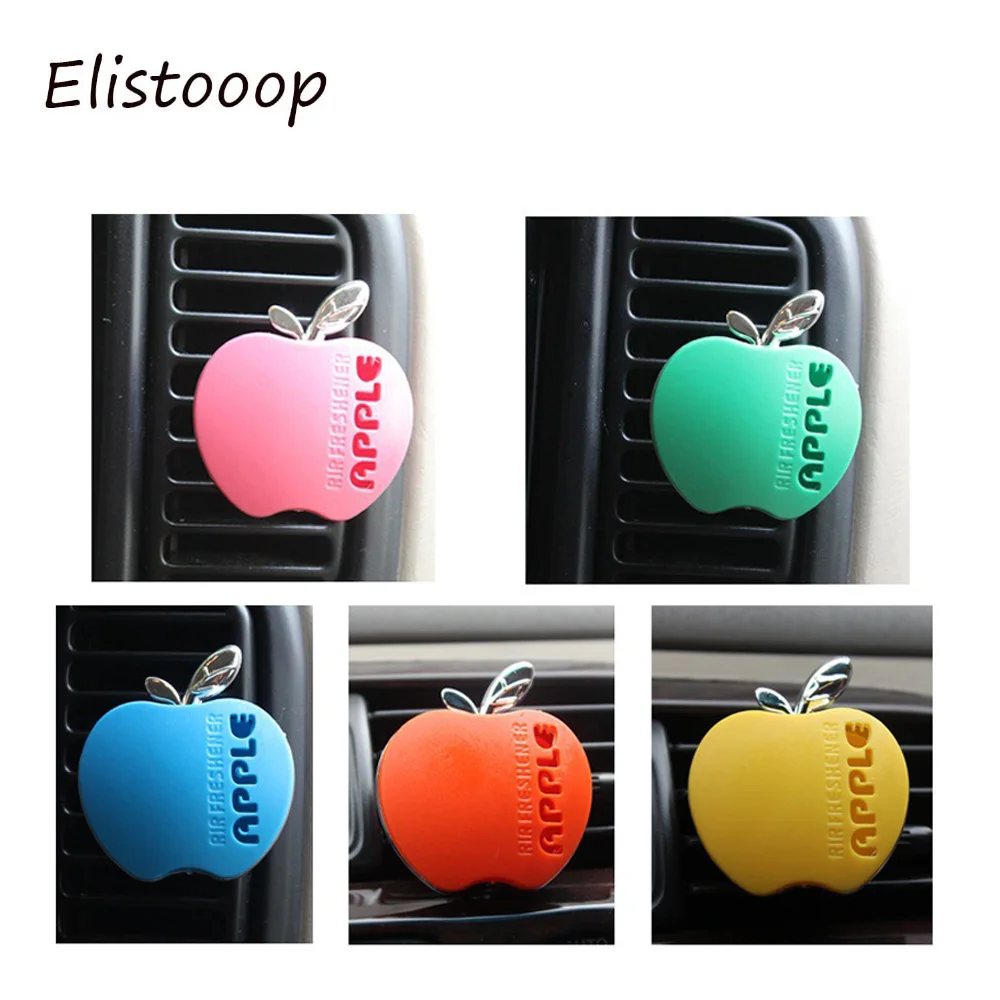 Car Air Freshener Colorful Apple Shape Auto Accessories Clip Conditioning Breathable Perfume Styling | Автомобили и мотоциклы
