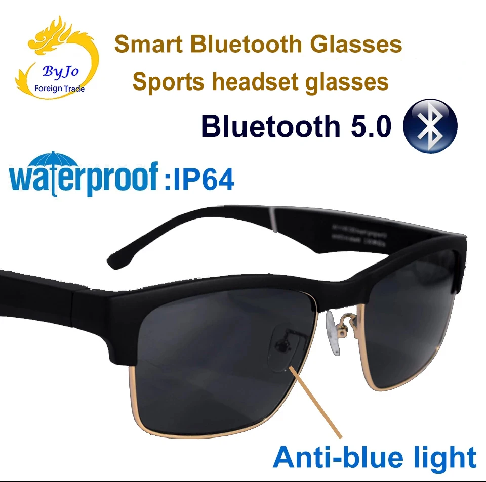 

COLOR ZEBRA K1 Smart Bluetooth Glasses Headphones Anti-blue Sports Bluetooth Glasses Wireless Stereo Headphones
