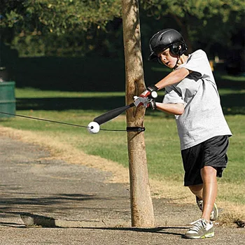 

Baseball Batting Trainer Portable PU Swing Training Device Practice Tool Device Practice Tool For Small Portable Baseball