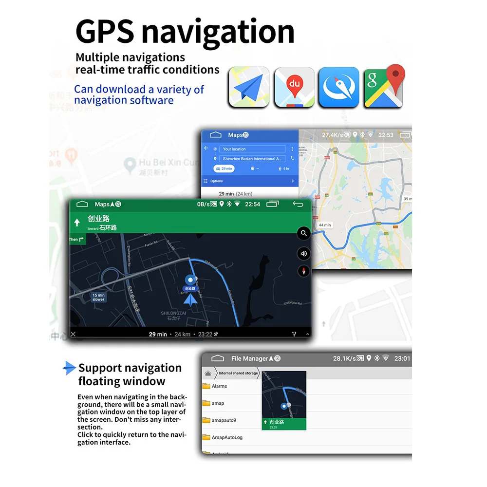 2Din 9 дюймов Автомобильный MP5 мультимедийный видео плеер gps навигация wifi Android 8,1 автомобильное радио Зеркало Ссылка стерео аудио для Skoda Golf, 9