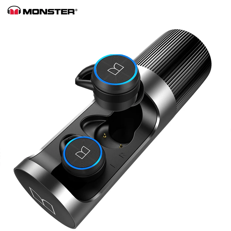 

MONSTER Clarity 101 True Wireless Bluetooth 5.0 Waterproof Super Long Standby Noise Reduction In-Ear Sports Music Headphones
