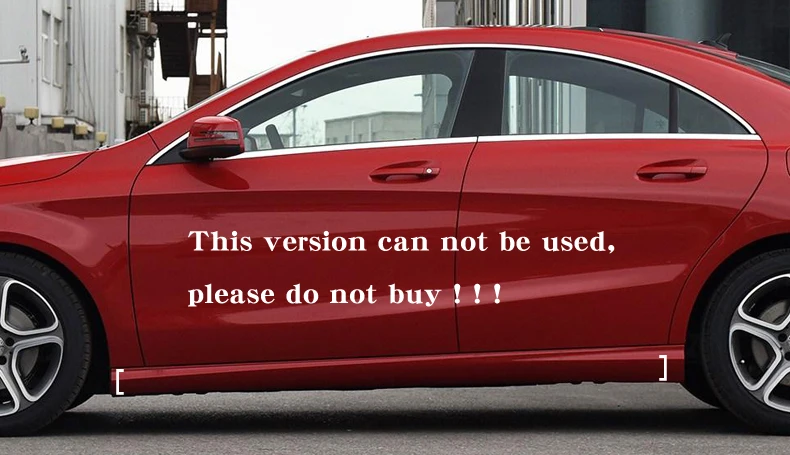 For Mercedes-Benz W205 car stickers modified body stainless steel bright strip C-CLASS decorative body side trim accessories