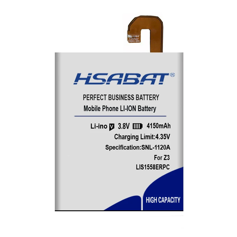HSABAT 4150 мА/ч, LIS1558ERPC телефон Батарея для sony Xperia Z3 L55T L55U D6653 D6603 D6633 D5803 D5833 D6616 D6708