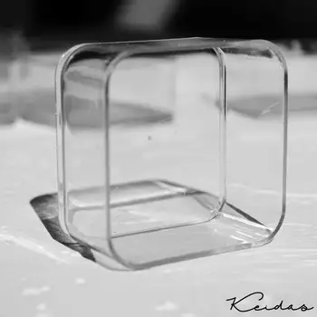 

20pcs High Transparency Square Shape Tealight Candle Containers For Weddings Decor Candle