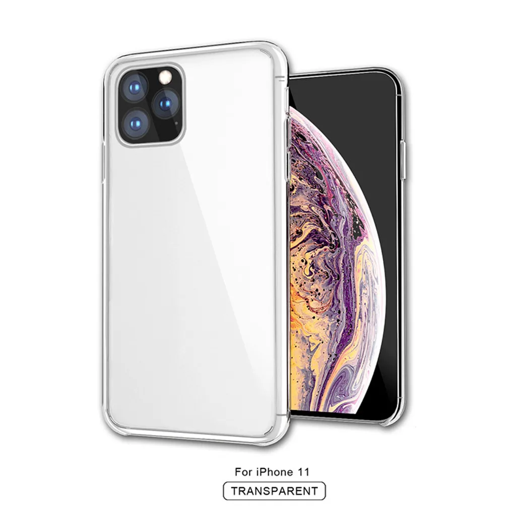 Для iPhone 11 Pro Max Тонкий Ультра силиконовый защитный чехол для телефона 6,5 дюймов мягкий силиконовый тонкий Чехол прозрачный чехол
