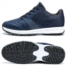 Обувь для гольфа для мужчин; Профессиональные Водонепроницаемые кроссовки для гольфа для мужчин; сезон весна-лето; тренировочная прогулочная обувь; спортивные кроссовки для мужчин