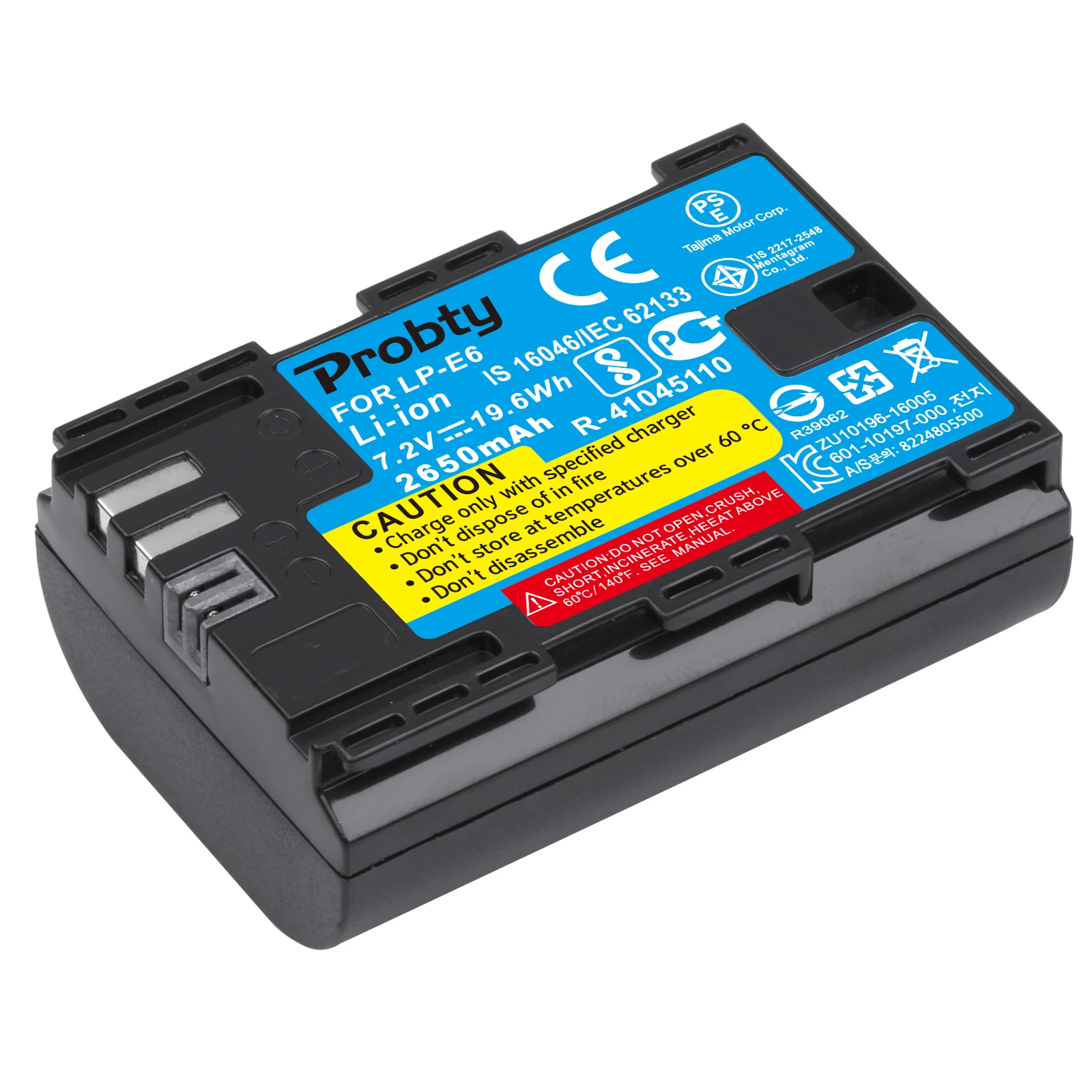 2 шт Полный кодированный LP-E6 LPE6 2650mAh Аккумулятор для Canon 5D Mark II III и IV 70D 5Ds 6D 5Ds 80D 7D 60D 5Ds R DSLR камеры