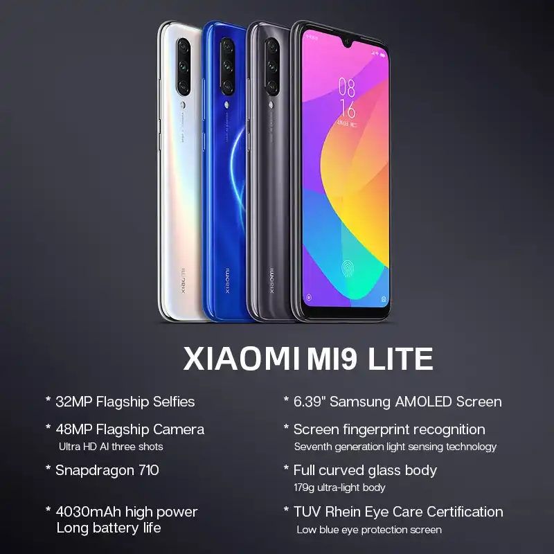 In Stock Global Version Xiaomi Mi 9 Lite 6gb 64gb Smartphone Snapdragon 710 Octa Core 48mp Triple 32mp Front Camera 4030mah Nfc Cellphones Aliexpress
