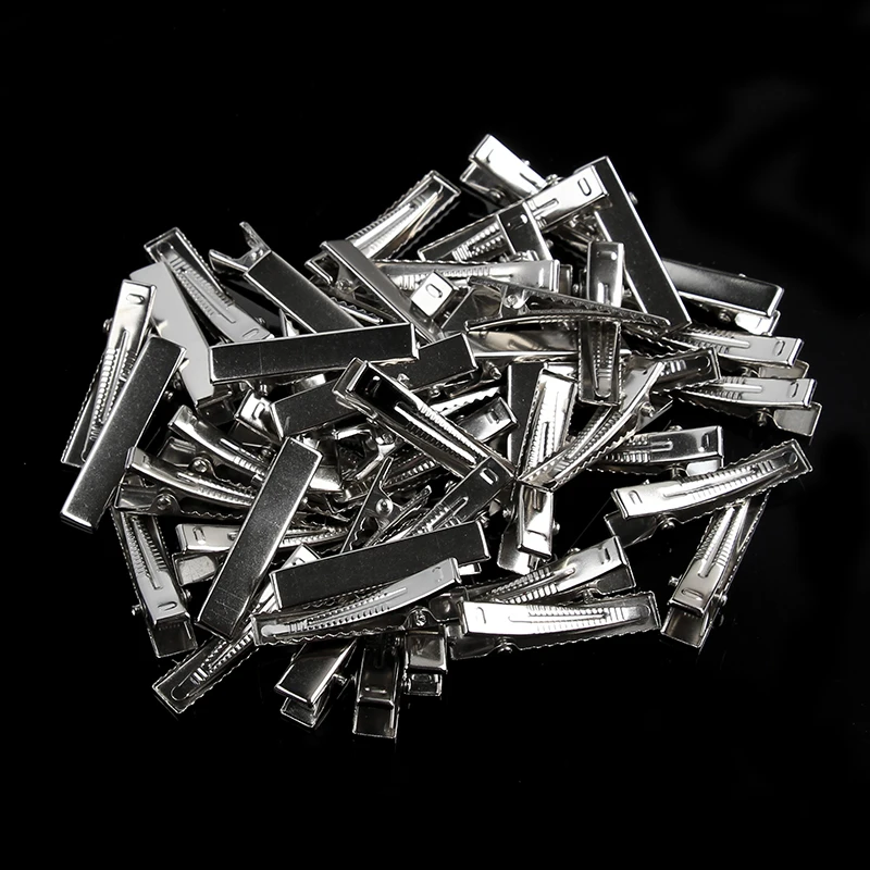 Аллигатор clips50pcs/лот Крокодил Металлические Аксессуары 3,5 см-7,5 см зажим «утиный клюв» Многофункциональный удобный зажим несколько размеров