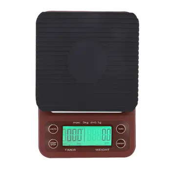 

High accuracy Coffee Electronic Scale Portable Digital Kitchen Scale with LED Display Kitchen Appliance Parts