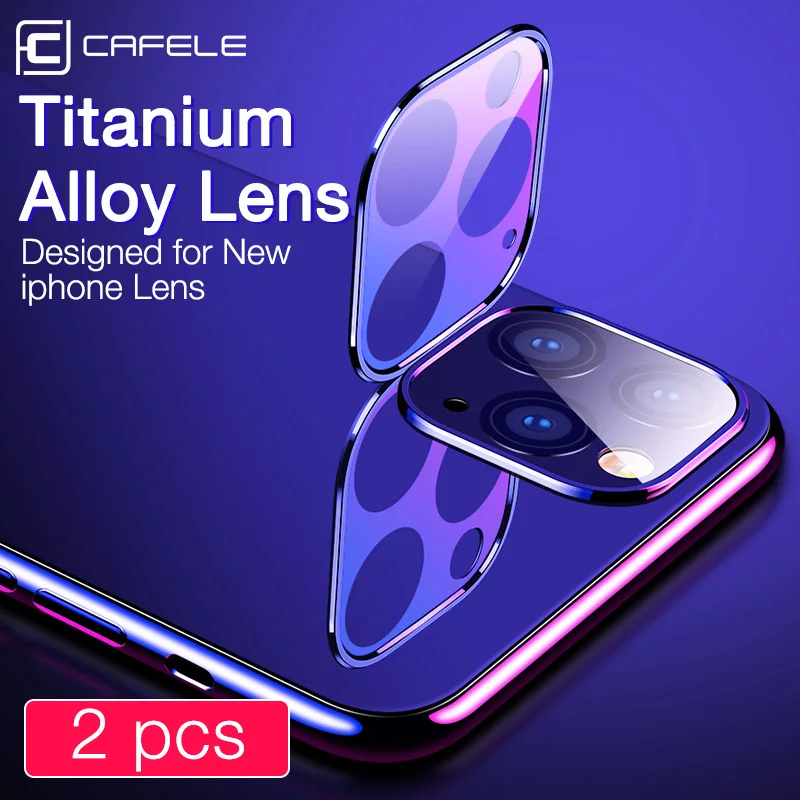 Cafele 2PCS Kamera Objektiv Protector Gehärtetem Glas für iPhone 11 pro max Ultra Dünne 9H Fest Sch