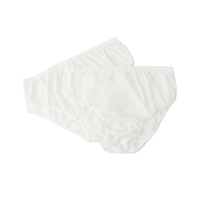 White Comfortable Breathable Sterilized and Packaged with Ethylene Oxide Pure Cotton Sanitary Underpants