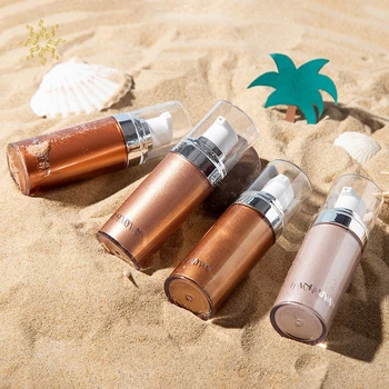 

Makeup Highlighter Illuminator Contouring Makeup Metallic Liquid Face Body Luminizer Shimmer Foundation Cream Highlighter Primer