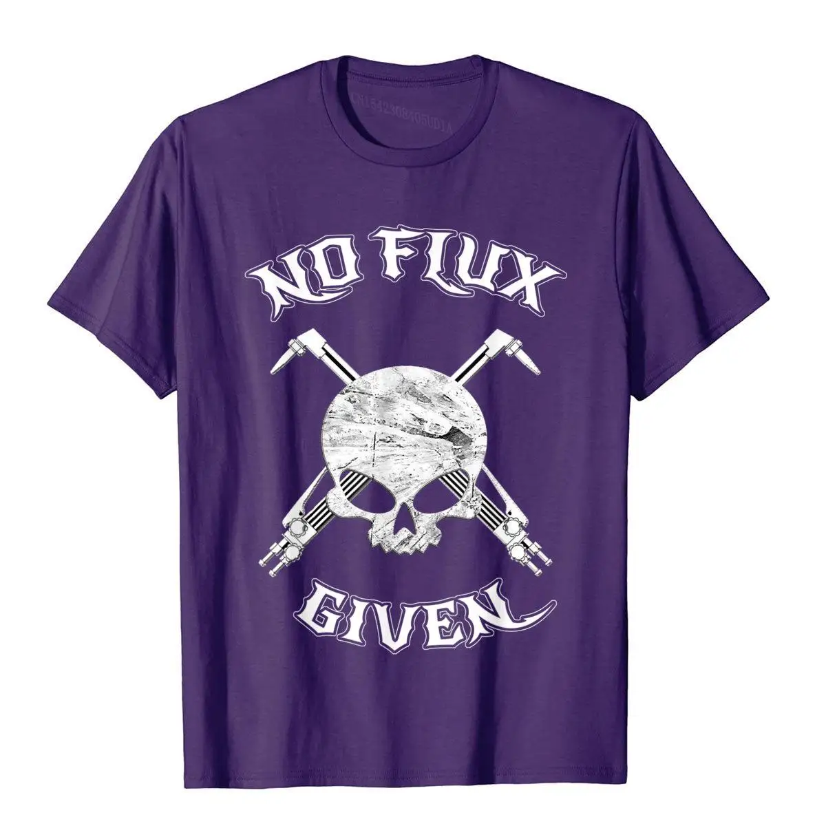 No Flux Given - Funny Welder Tee Shirt For Welding Dads__B6994purple
