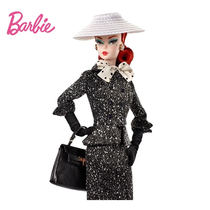 Ретро оригинальные куклы Барби Детские игрушки мировая известная модель серии элегантное винтажное платье юбка DWF54