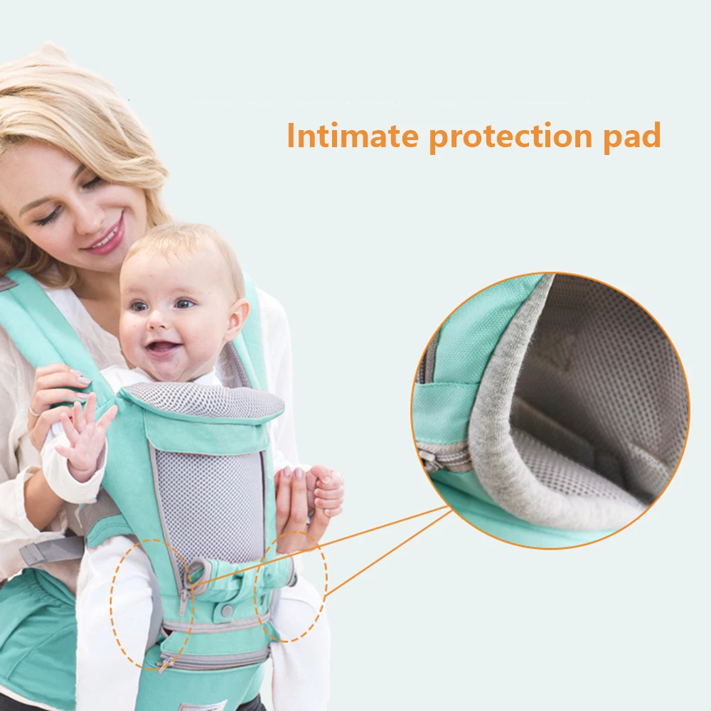 LOOYZKIT Infant Kangaroo Hipseat For Newborn Stools Baby Carrier Front Facing Baby Carrier Comfortable Sling Backpack Pouch Wrap