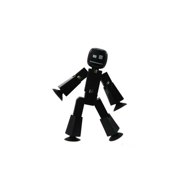 1PC Cute Sticky Animal Robot Sucker Suction Cup Funny Deformable Stick Bot Action Figure Toys