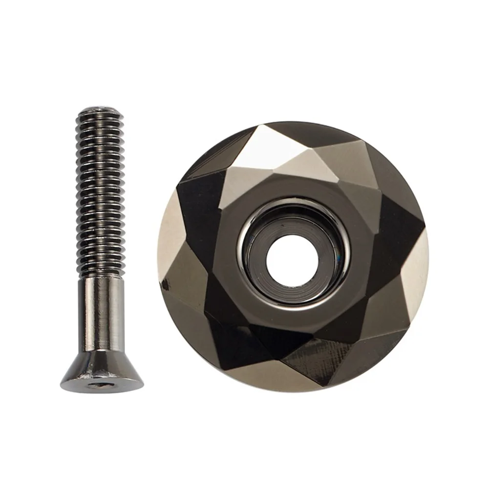 Aluminum Alloy MTB Mountain Bicycle Stem Top Cap Headset Cover MTB Bike Front Fork Stem Headset Top Cap