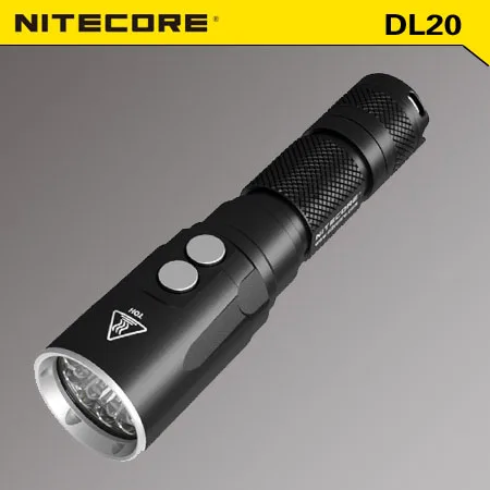 100 м погружной ультра водонепроницаемый светильник-вспышка NITECORE DL20 1000 люменов, двойной светильник, светильник для дайвинга, подводный Spor