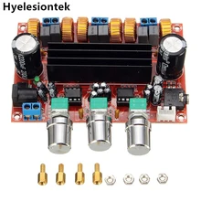 TPA3116D2 Digital Audio Amplifier High Power Stereo Amplifiers Board TPA3116 Sound Preamplifier Tone Preamp Dual Channel 2*80W 2017 new nobsound hifi 2 channel microphone preamplifier dual mic preamp audio recorder electric guitar amplifier