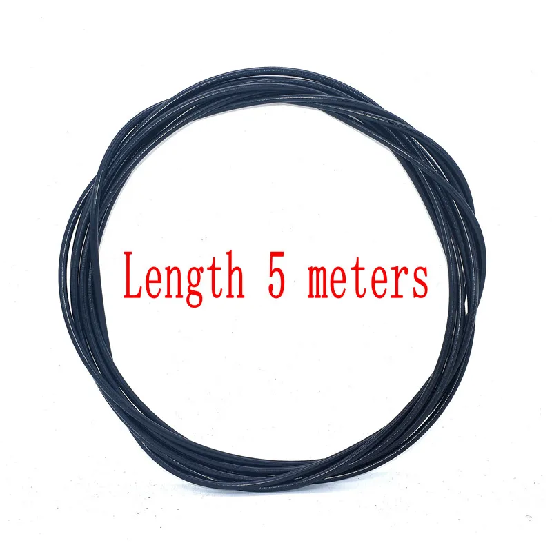 Throttle Cable Kit with Neoprene Boots and Mid-Adjuster - Complete 5 Meter Set