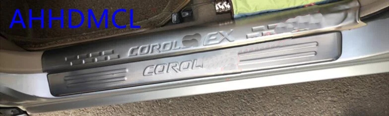 Автомобильная Входная педаль пороговая полоса порога для Corolla E12 Ex 2004 2005 2006