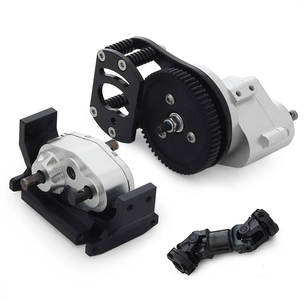 CNC Metal Gearbox Transfer Case for 1/10 RC4WD Gelande II D90 RC Car CNC Metal Gearbox Transfer Case for 1/10 RC4WD Gelande II D90 RC Car