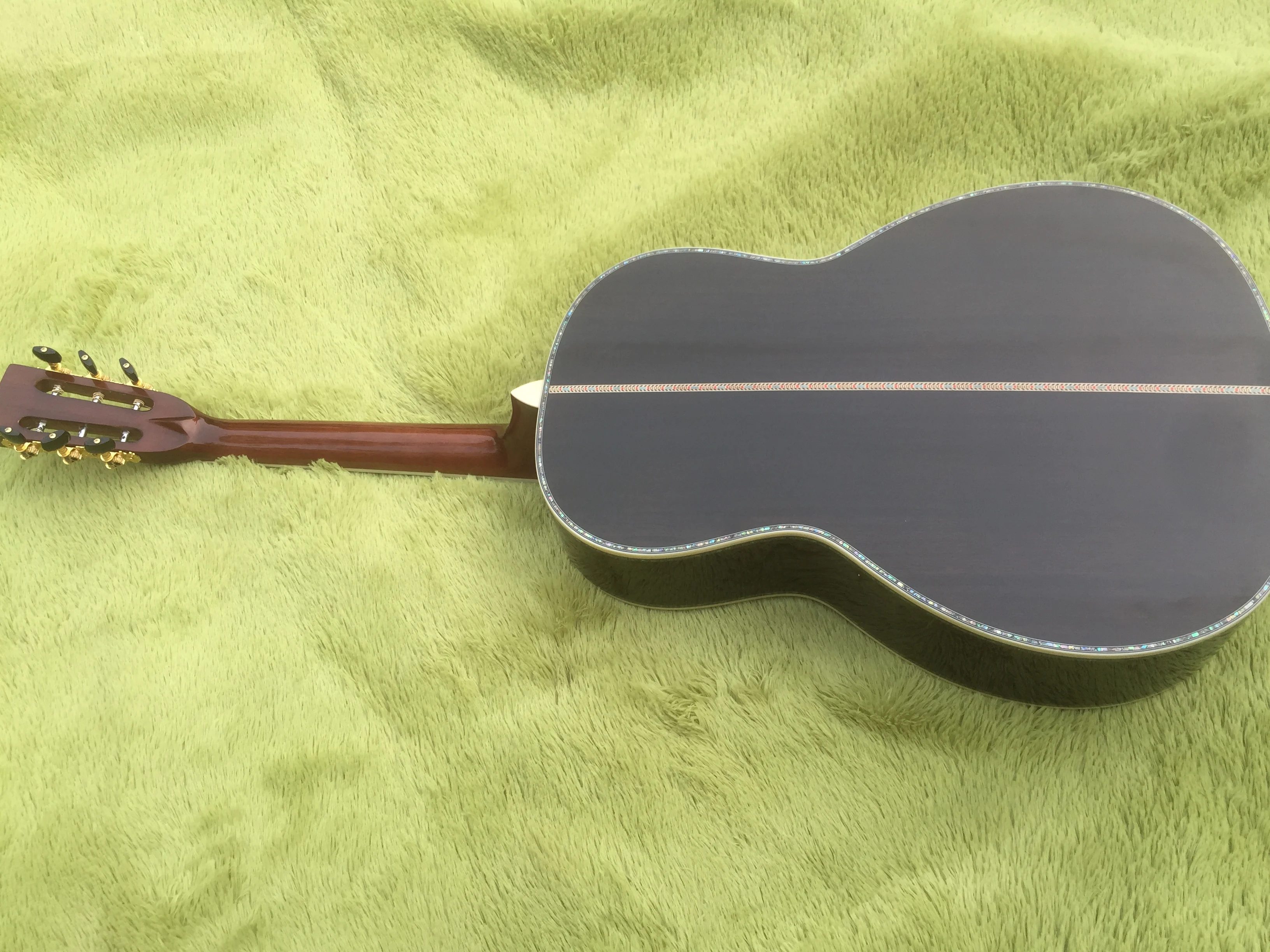 Заводская 39 дюймов ooo стиль Акустическая гитара, Ebonyfingerboard, инкрустация твердая гитара