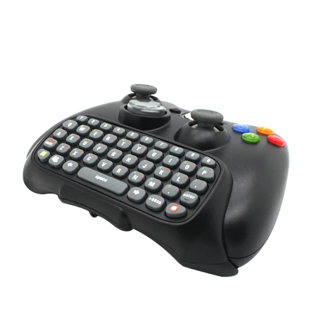 Мини-клавиатура, беспроводной контроллер, текстовая клавиатура, 47 клавиш, Chatpad, клавиатура для Xbox 360, игровой контроллер, черный