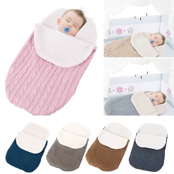 

Winter Autumn Newborn Baby Blanket Swaddle Sleeping Bag Kids Toddler Stroller Wrap Warm Sleeping Bag