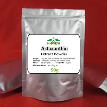 

50g-1000g Food grade 10% astaxanthin powder/xia qing su/haematococcus pluvialis Extract,Free shipping, high quality ,Anti aging