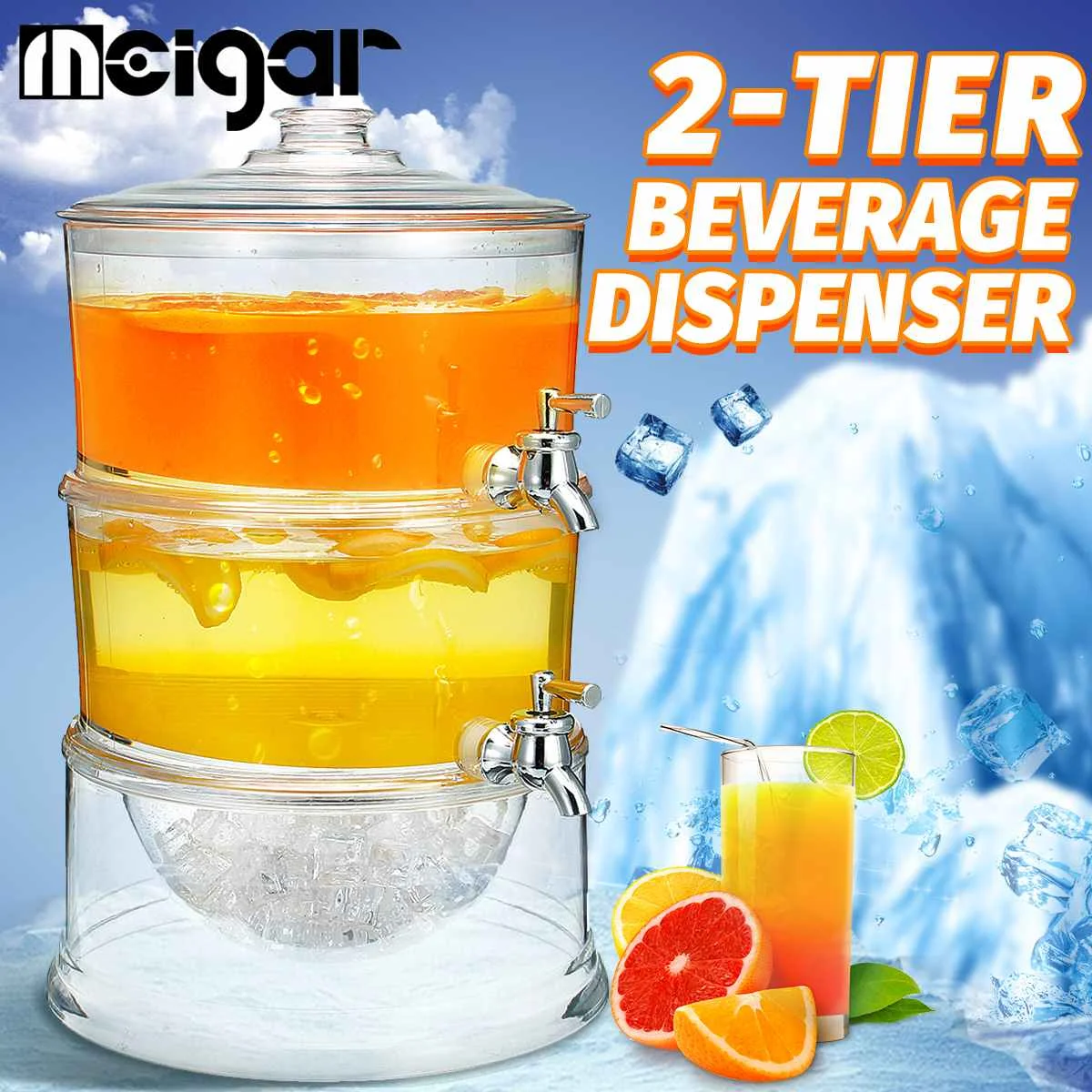 3.5L 2-Слои сок для охлажденных напитков лимонада, предназначено для холодильной камеры для напитков держатель краны Большой Ёмкость контейнер Dinkware бар Кухня инструменты