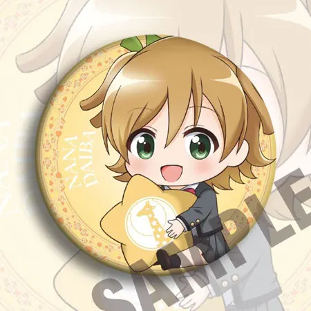 see chart Значок, 1 шт., 58 мм, Revue Starlight Kaoruko Nana Daiba Saijo Claudine Tendou Maya, брошь, значки, акриловая брошь - Окраска металла: see chart