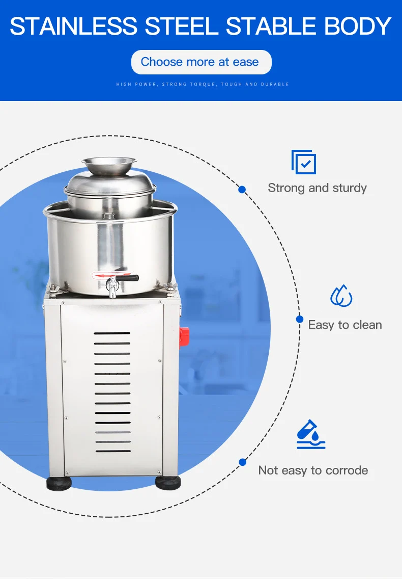 XEOLEO Meatball Puree Machine Meatball Beater Meat Grinder Vegetable Stuffing Maker Fish Ball Minced Garlic/Chili Food Processor